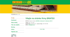 Desktop Screenshot of bratex.sk