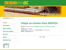 Tablet Screenshot of bratex.sk